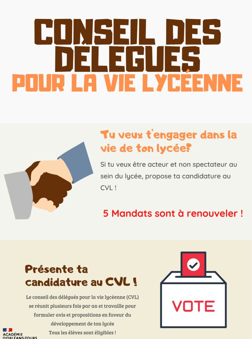 🗳️ 𝐸𝐿𝐸𝒞𝒯𝐼𝒪𝒩𝒮 𝒜𝒰 𝒞𝒱𝐿 — 𝒜 𝒯𝒪𝐼 𝒟𝐸 𝒥𝒪𝒰𝐸𝑅 ! Le Conseil des Délégués pour la…