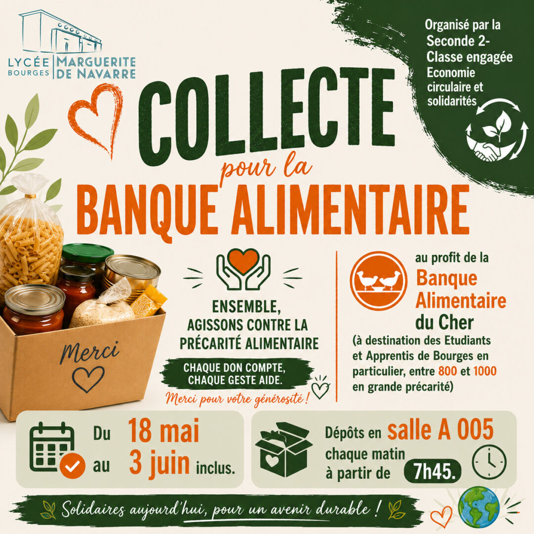 💚 𝐂𝐎𝐋𝐋𝐄𝐂𝐓𝐄 𝐒𝐎𝐋𝐈𝐃𝐀𝐈𝐑𝐄 𝐀𝐔 𝐋𝐘𝐂𝐄𝐄 𝐌𝐀𝐑𝐆𝐔𝐄𝐑𝐈𝐓𝐄 𝐃𝐄 𝐍𝐀𝐕𝐀𝐑𝐑𝐄 💚 Les élèves de la Seconde 2, classe…